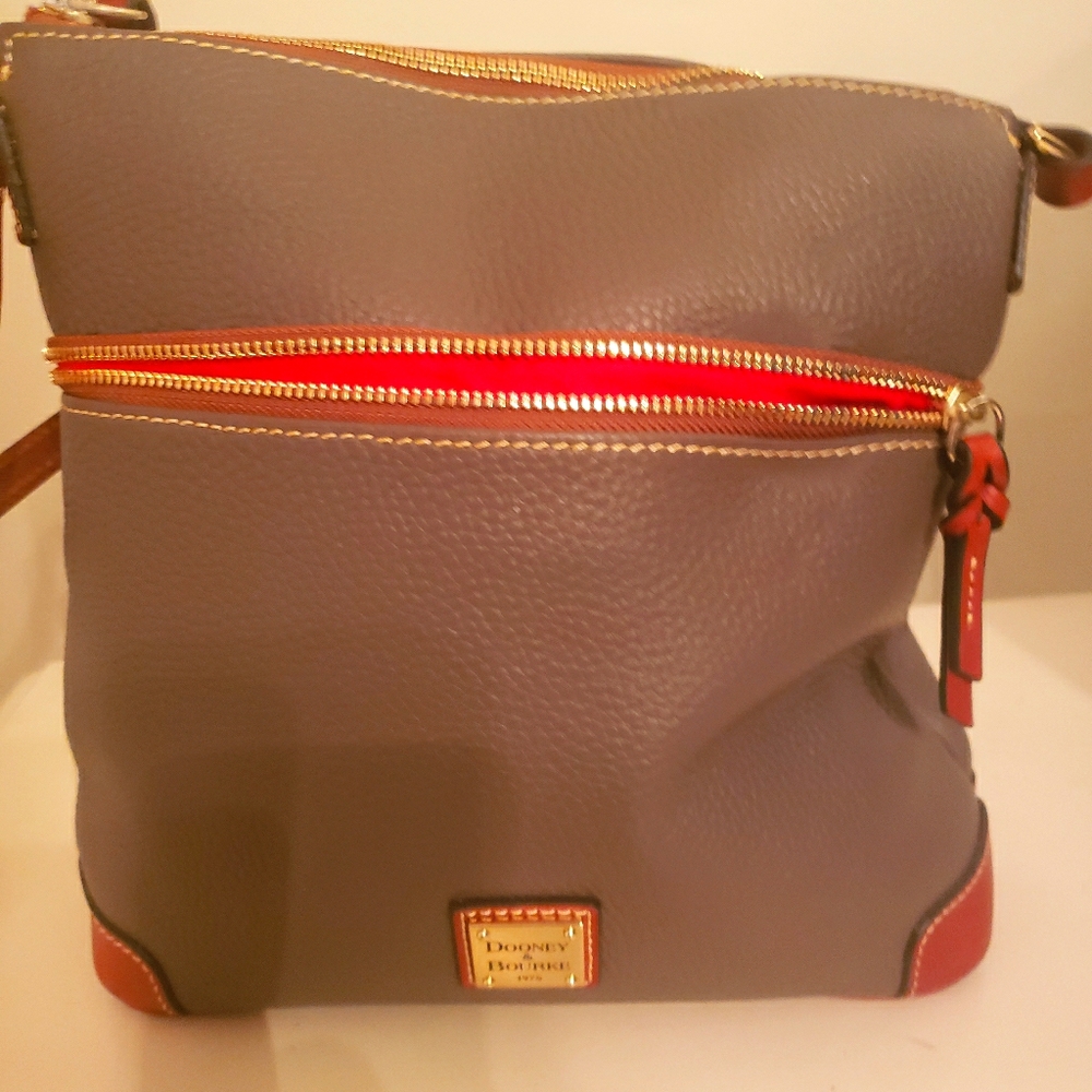 Dooney Bourke Pebble Grain North/South Crossbody D